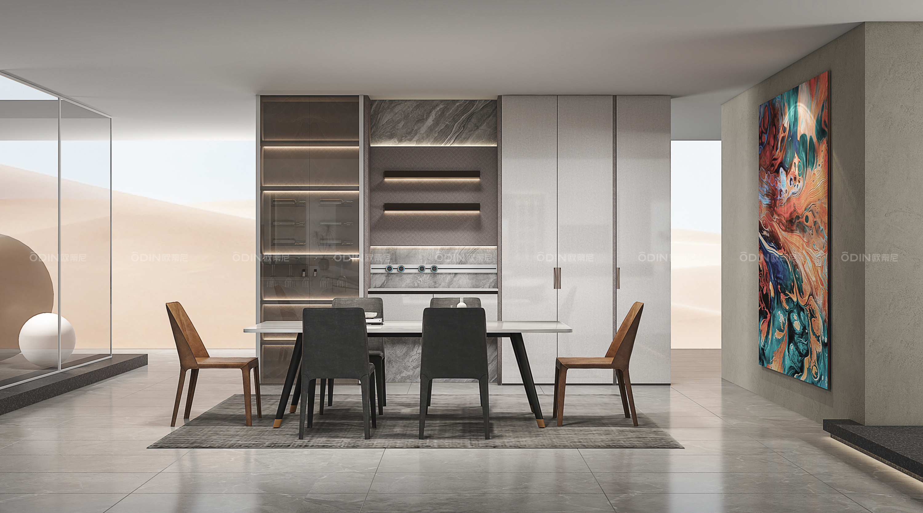 無(wú)際系列現(xiàn)代極簡(jiǎn)風(fēng)全屋整家定制裝修風(fēng)格效果圖